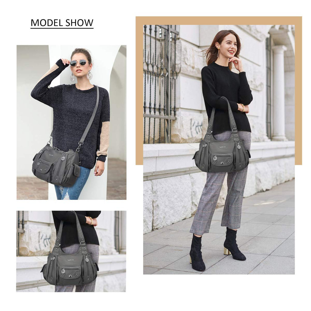 Angel Barcelo Purses for Women Soft PU Leather Shoulder Bag Crossbody Purse and Handbags