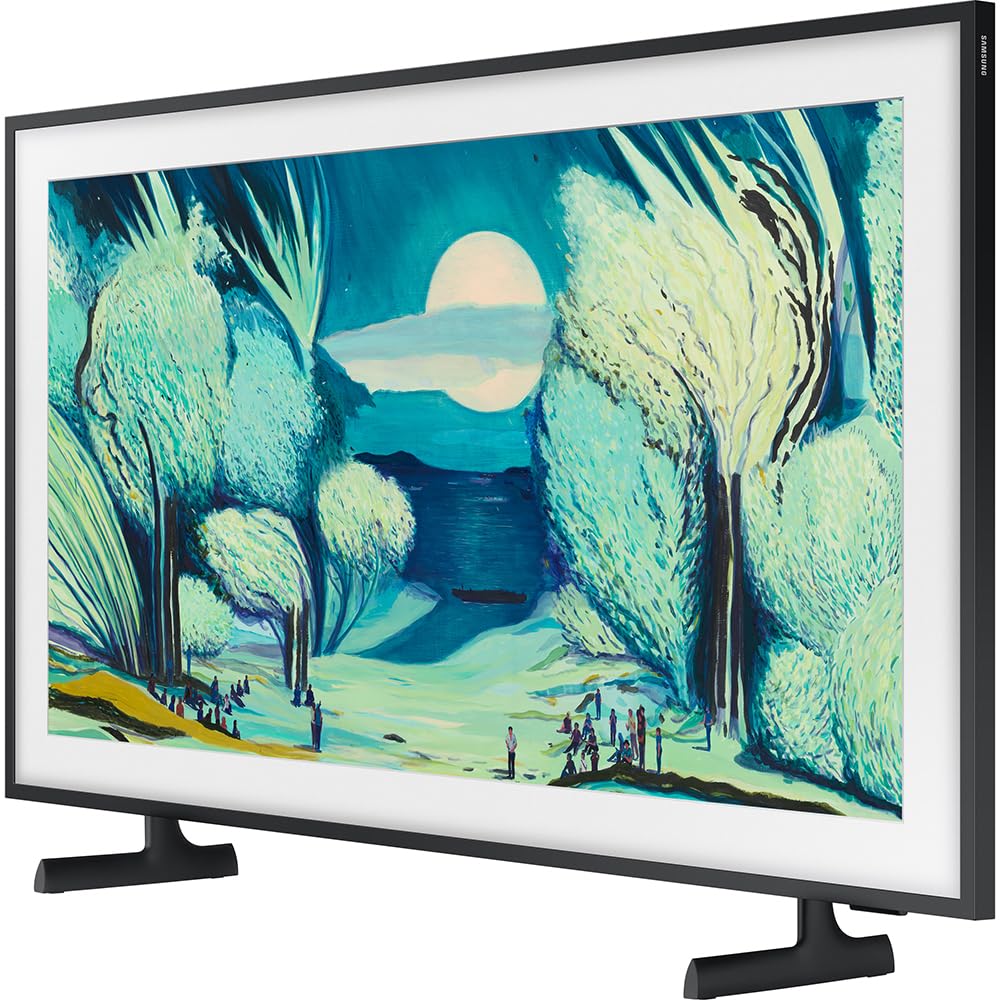 Samsung QN50LS03FA 50" The Frame QLED 4K AI TV (2025) Bundle with Modern Brown Bezel, CPS 26 Month Protection, Slim Flat Mount, 2X HDMI Cables & Deco Gear Complete Home Theater Beginner's Guidebook
