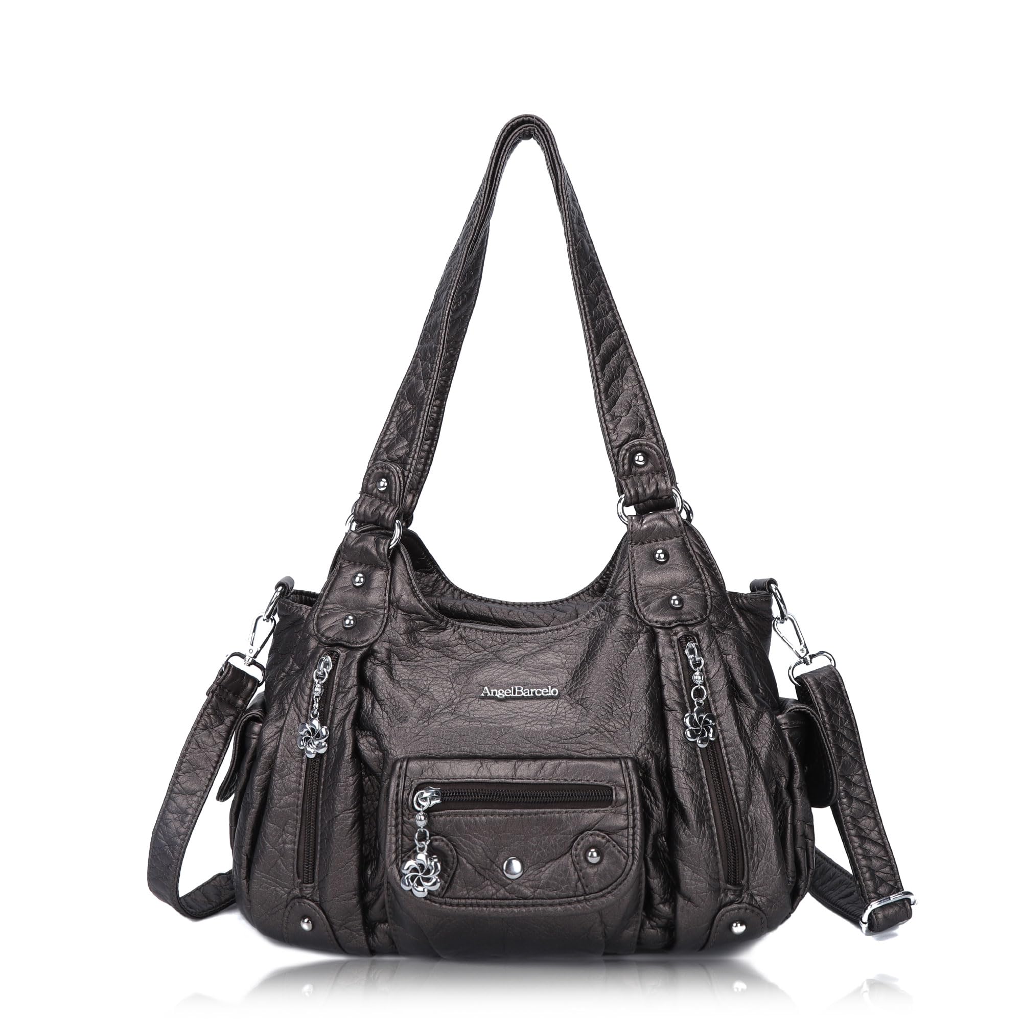 Angel Barcelo Purses for Women Soft PU Leather Shoulder Bag Crossbody Purse and Handbags