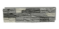 GenStone Faux Stacked Stone Panel 41" x 11.25" in Northern Slate Color for Do It Yourself Friendly Home Improvement Projects