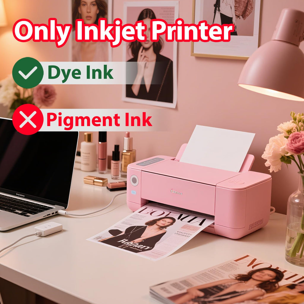 Uinkit Premium Glossy Inkjet Photo Paper - 4x6 Inch, 48lb 180gsm, 100 Sheets - Professional Photographic Quality, Dye Ink Compatible, High-Gloss Finish for Vivid Memories & Instant Prints