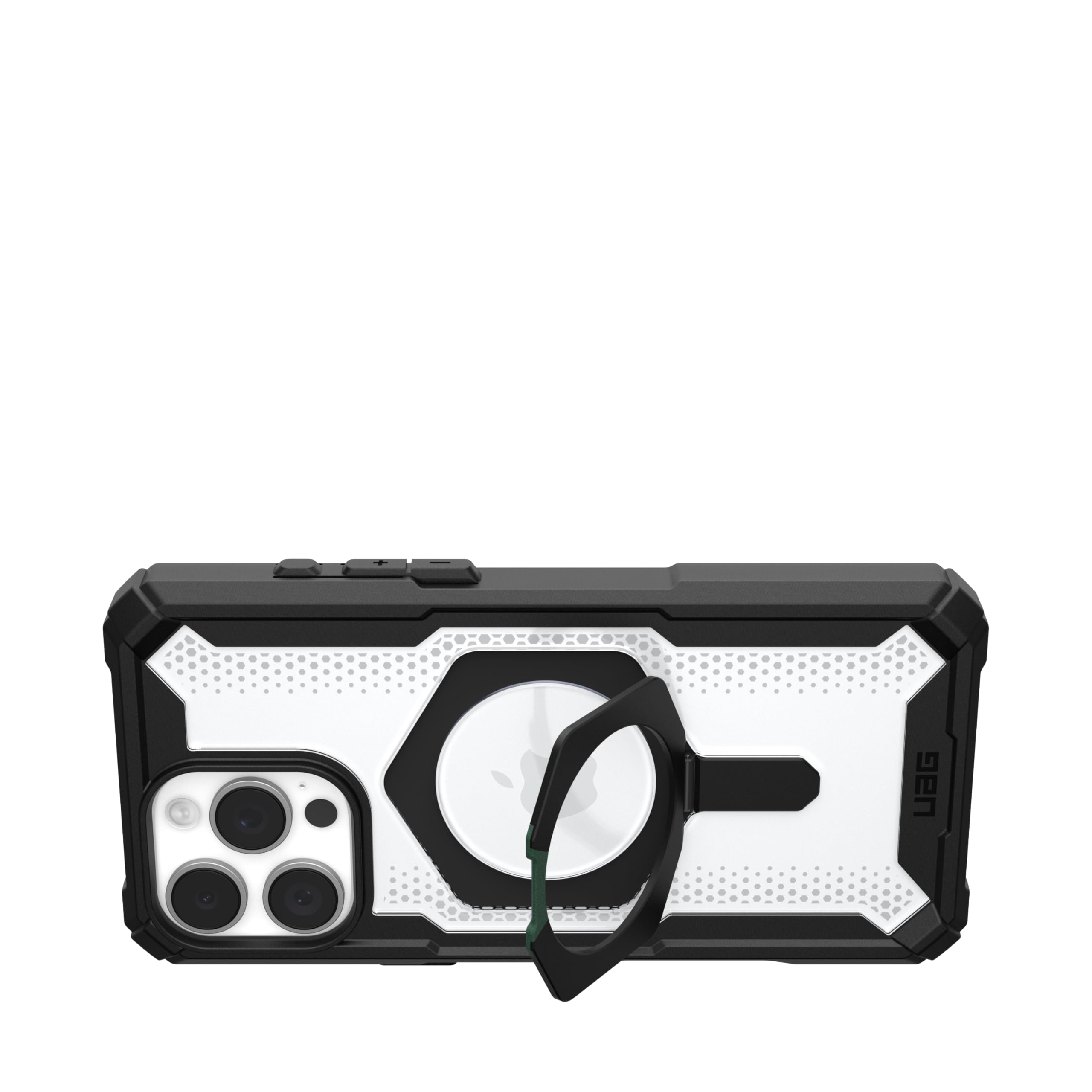 URBAN ARMOR GEAR UAG Designed for iPhone 16 Pro Max Case 6.9" Plasma XTE - Compatible with MagSafe Charging & Kickstand Rugged Shockproof Anti-Slip Military Grade Protective Cover, Black/Clear