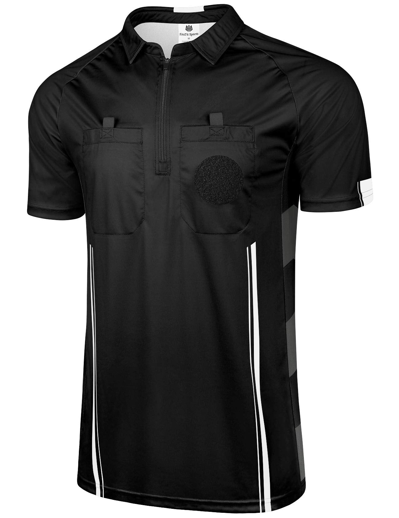 FitsT4 Sports Pro Soccer Referee Jersey Short Sleeve Ref Shirts