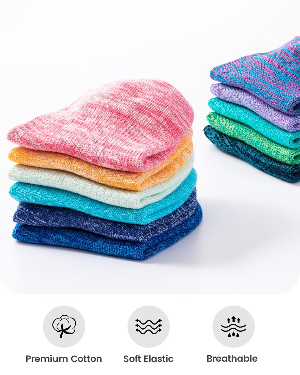 IDEGG No Show Socks Women 10 Pairs Low Cut Anti-Slid Novelty Athletic Casual Invisible Liner Socks