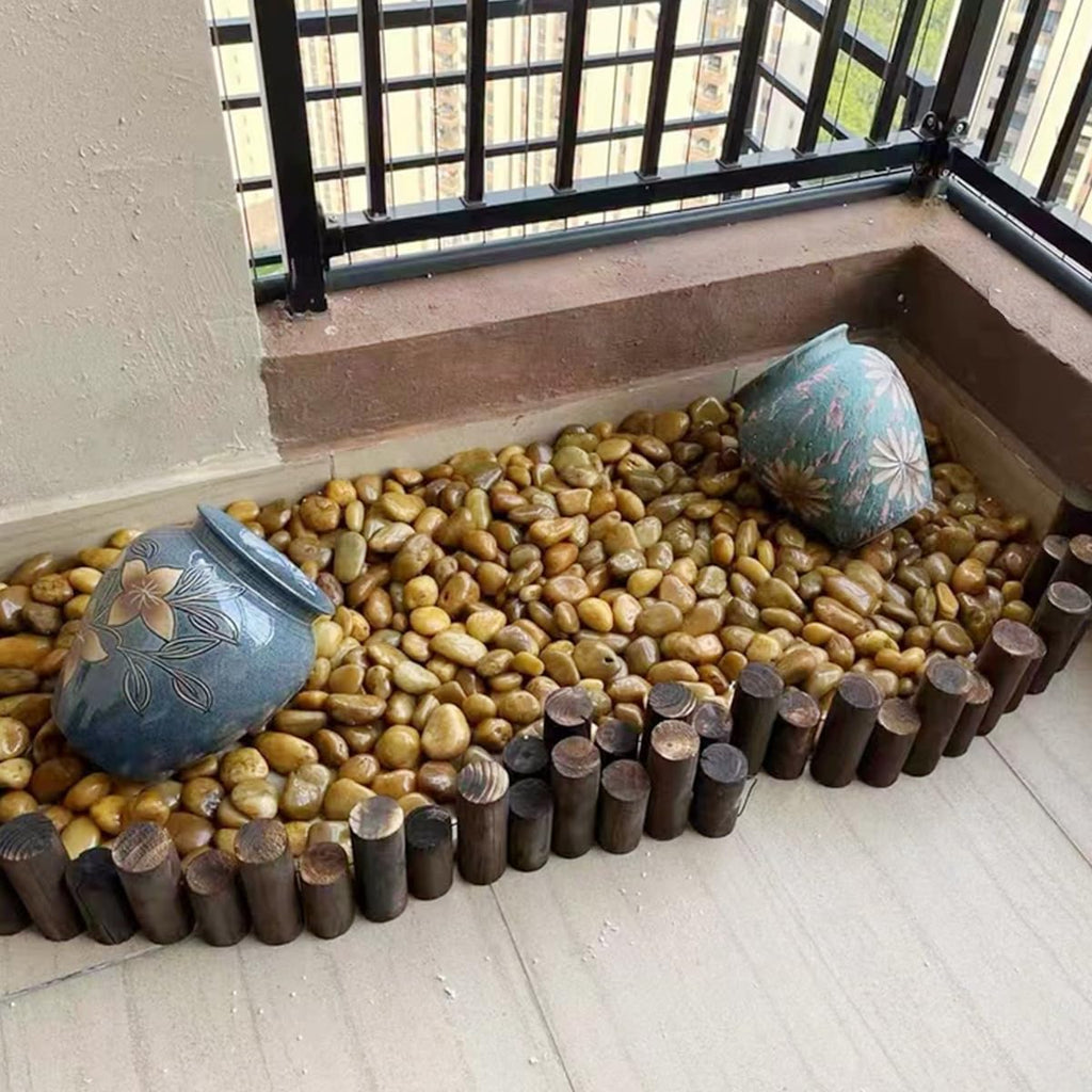 YISZM 5lbs Black Pebbles for Plants, 2-3 Inch High Polished Natural Large River Rocks for Landscaping, Decorative Stones Vase Filler Fish Tank Aquariums Garden Outdoor and Indoor DIY