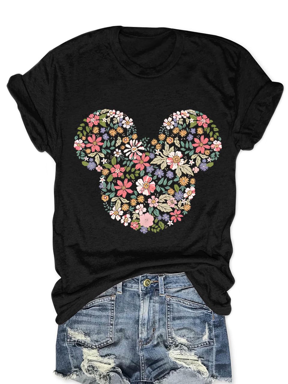 Magic Kingdom Castle Shirt Casual Vacation Holiday Short Sleeve Boho Clothes for Women Summer Cute Tops