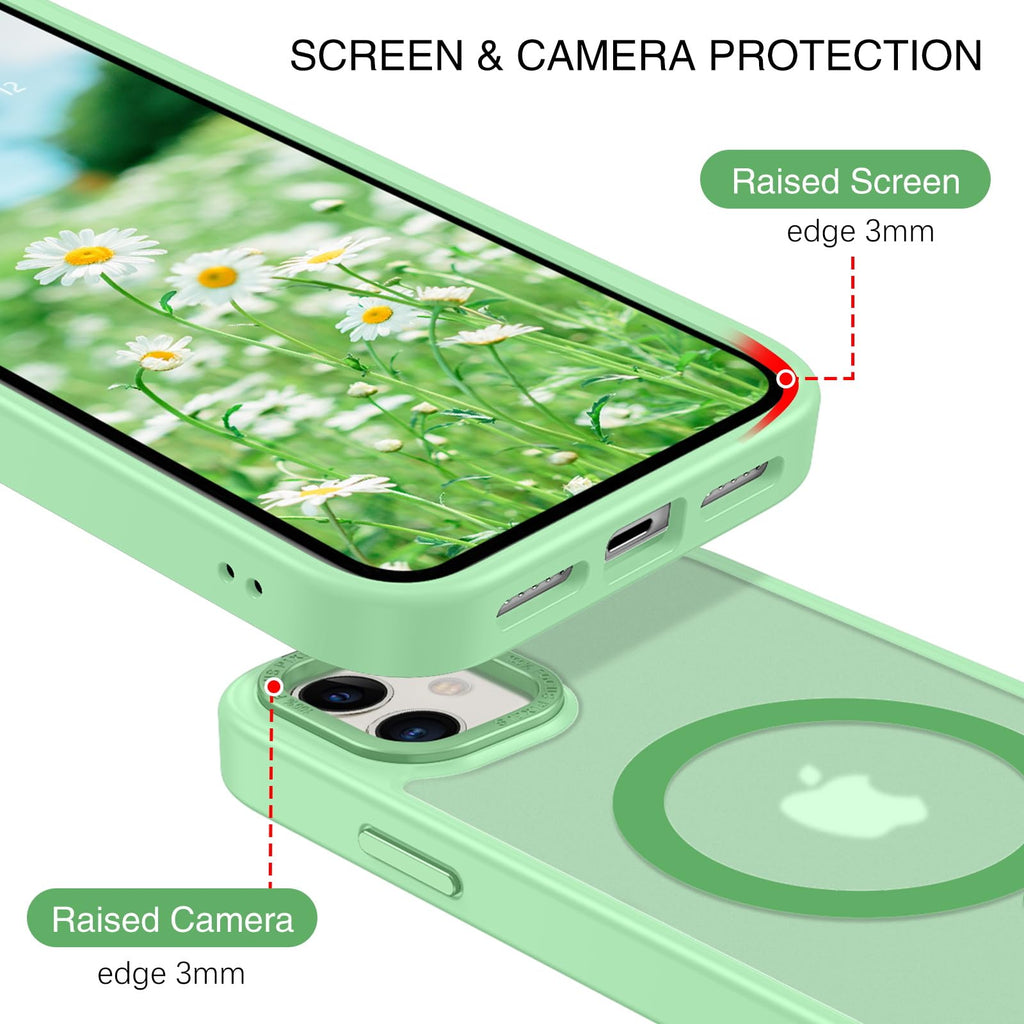 BENTOBEN for iPhone 11 Phone Case, Phone case for iPhone 11 Magnetic Case [Compatible with Mag Safe] Translucent Matte Slim Shockproof Anti-Fingerprint Protective Cover for iPhone 11 6.1’’ Black