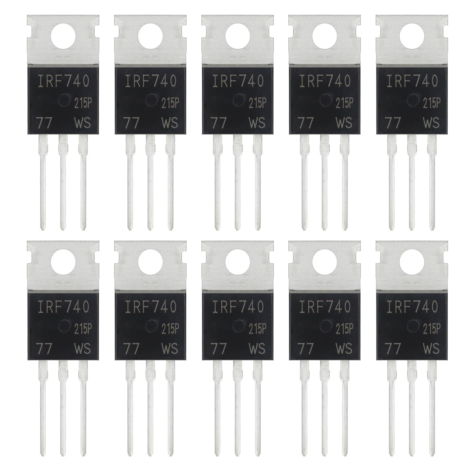 2N2222 2N2222A Amplifier Transistors NPN Silicon Transistor TO-92 60V 800mA (Pack of 200pcs)