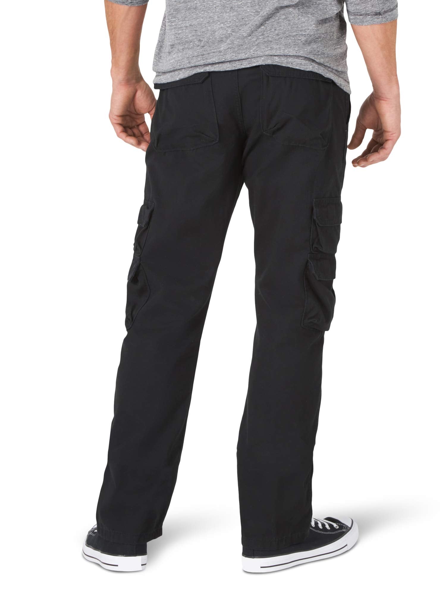 Wrangler Authentics Men's Premium Relaxed Fit Straight Leg Cargo Pant (Bennard)