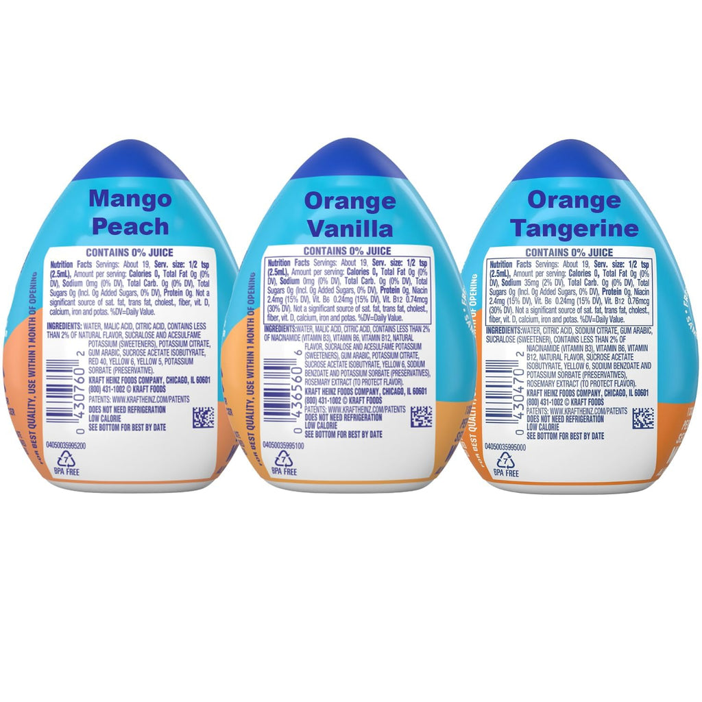 Mio Liquid Water Enhancer 1.62, 2 of Each: Lemon Lime, Berry Blast, Arctic Grape, Orange Tangerine, (8 ct.) | 2 of Each