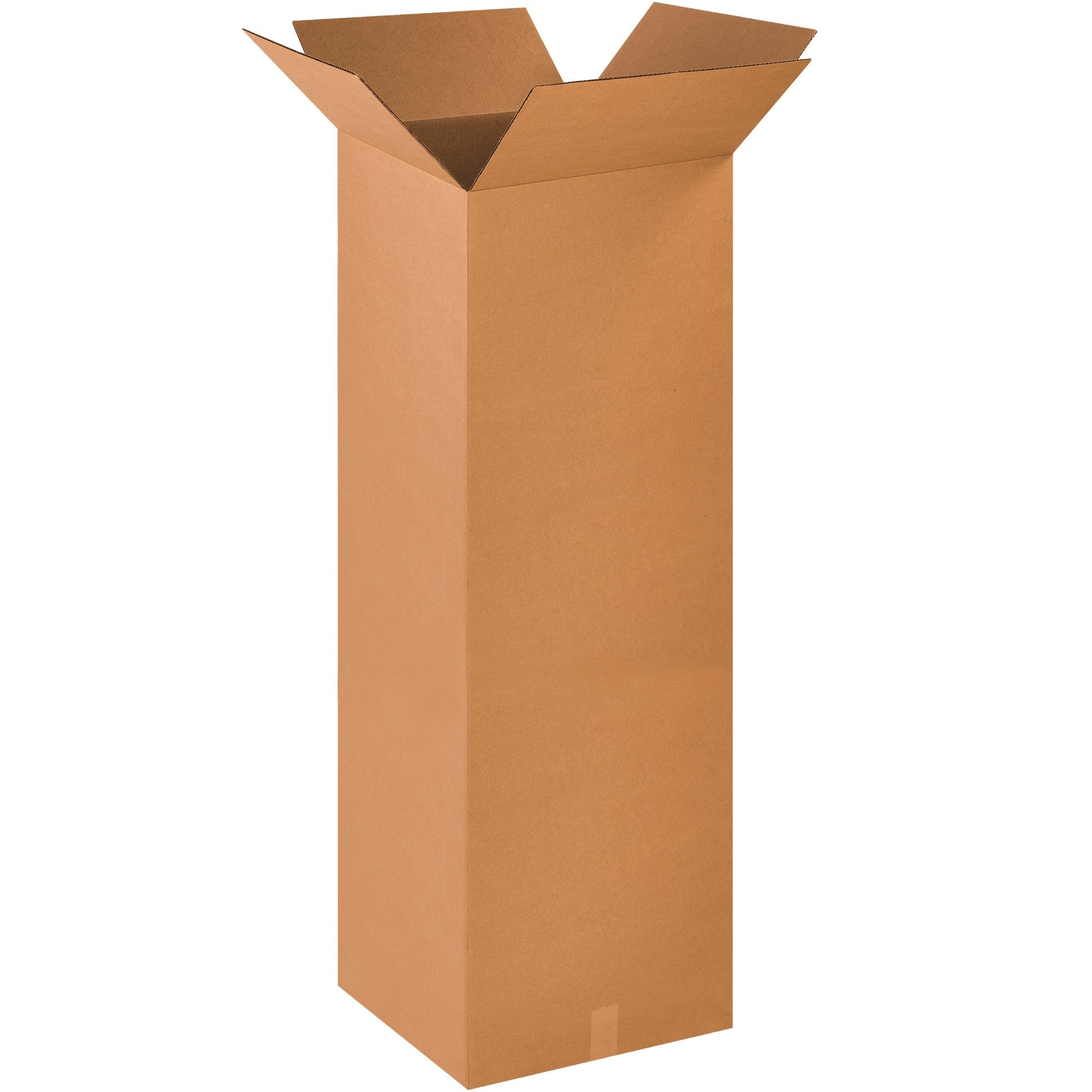 BOX USA 4x4x40 Tall Corrugated Boxes, Tall, 4L x 4W x 40H, Pack of 25 | Shipping, Packaging, Moving, Storage Box for Home or Business, Strong Wholesale Bulk Boxes