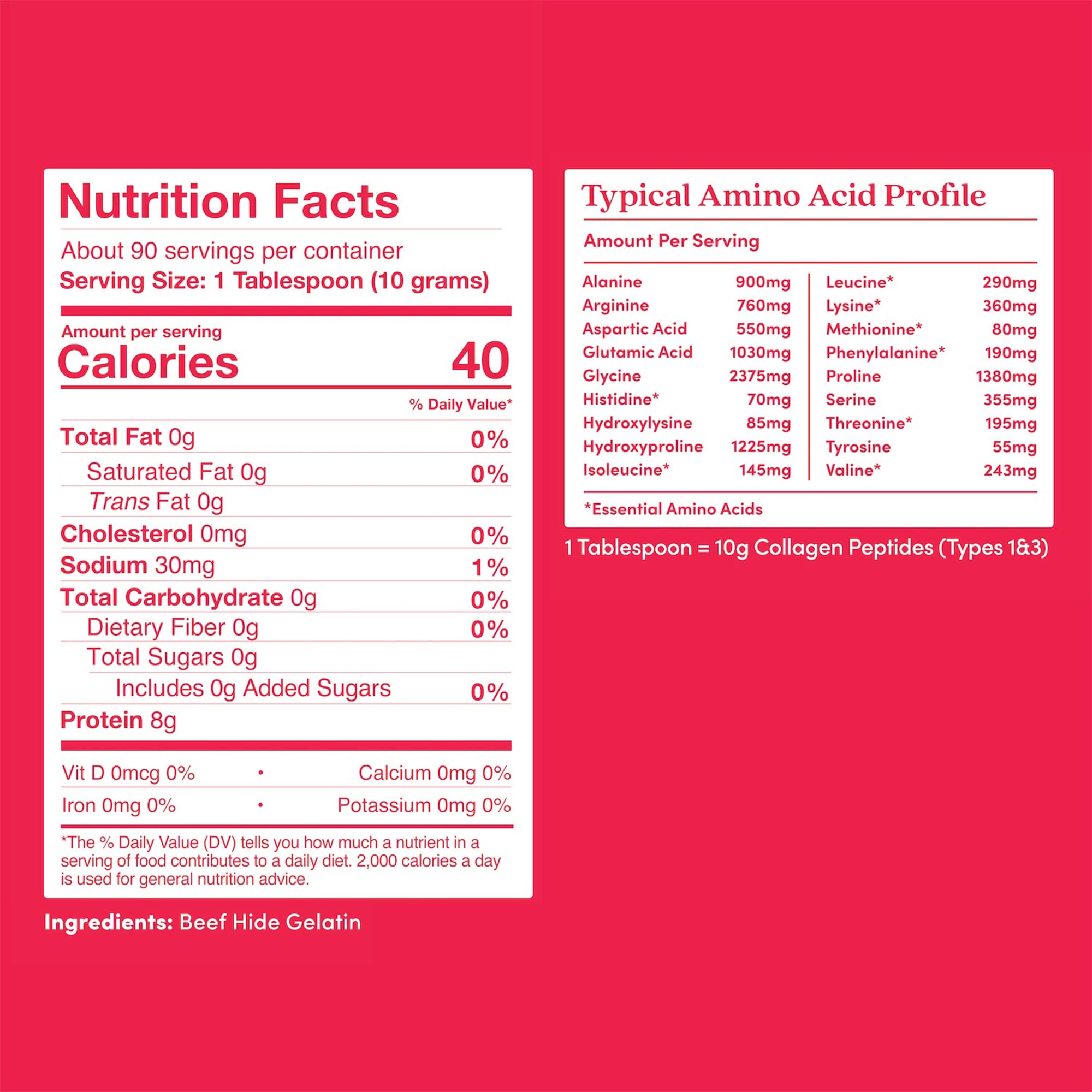 Further Food Premium Gelatin Powder – Unflavored, Grass-Fed & Pasture-Raised Beef Hide, Non-GMO, Sugar-Free, Keto & Paleo Friendly, 15.87 oz