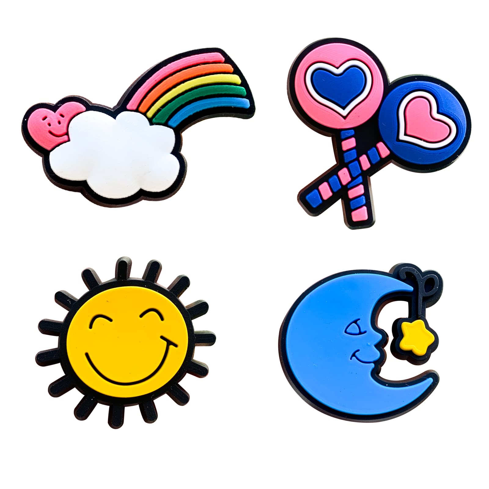 30,50,100Pcs Random Shoe Charms for Clog Decoration, Cute Cartoon Charms Accessories for Gift
