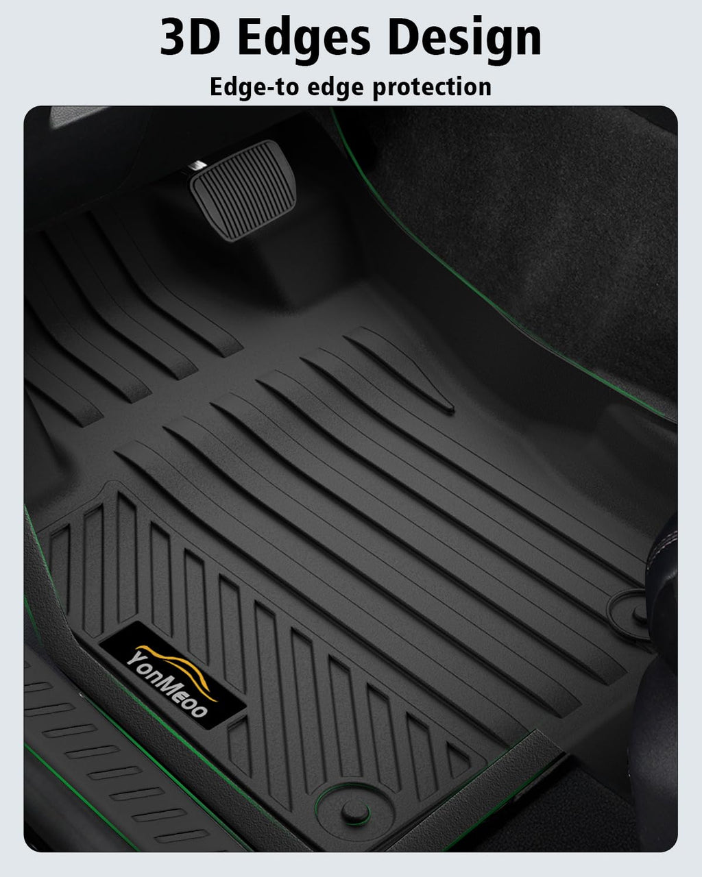 Floor Mats & Cargo Mat & Backrest Mat Custom for Toyota RAV4 Hybrid 2026 (Not for Cargo Area with Subwoofer) (Not for Phev), Door Sill Guards, All Weather TPE Floor Liners for RAV-4 2026 Accessories