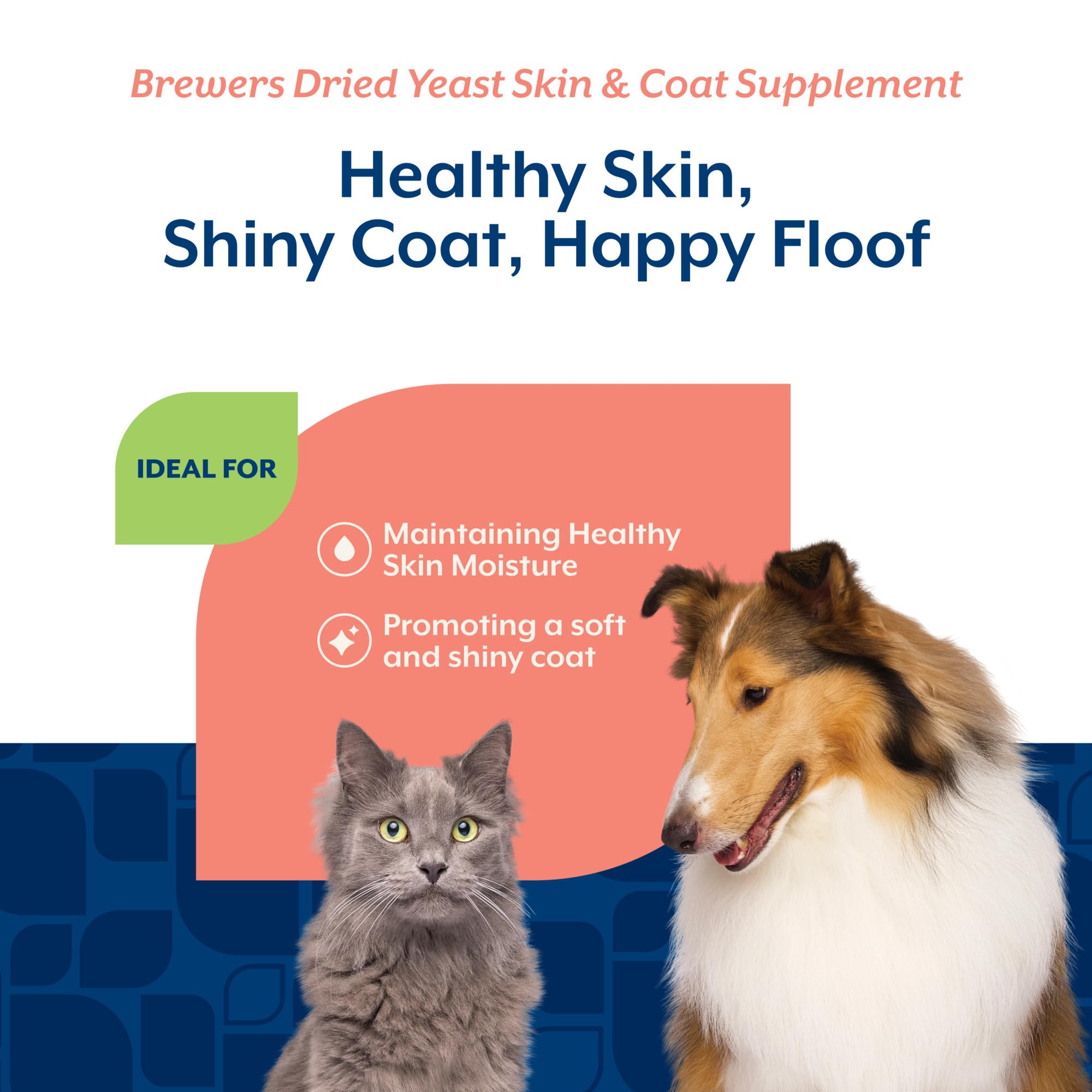 NaturVet – Brewer’s Dried Yeast Formula with Garlic Flavoring – Plus Omegas | Rich in Omega-3, 6 & 9 Fatty Acids | Fortified with B1, B2, Niacin & Vitamin C | For Dogs & Cats | 5000 Chewable Tablets