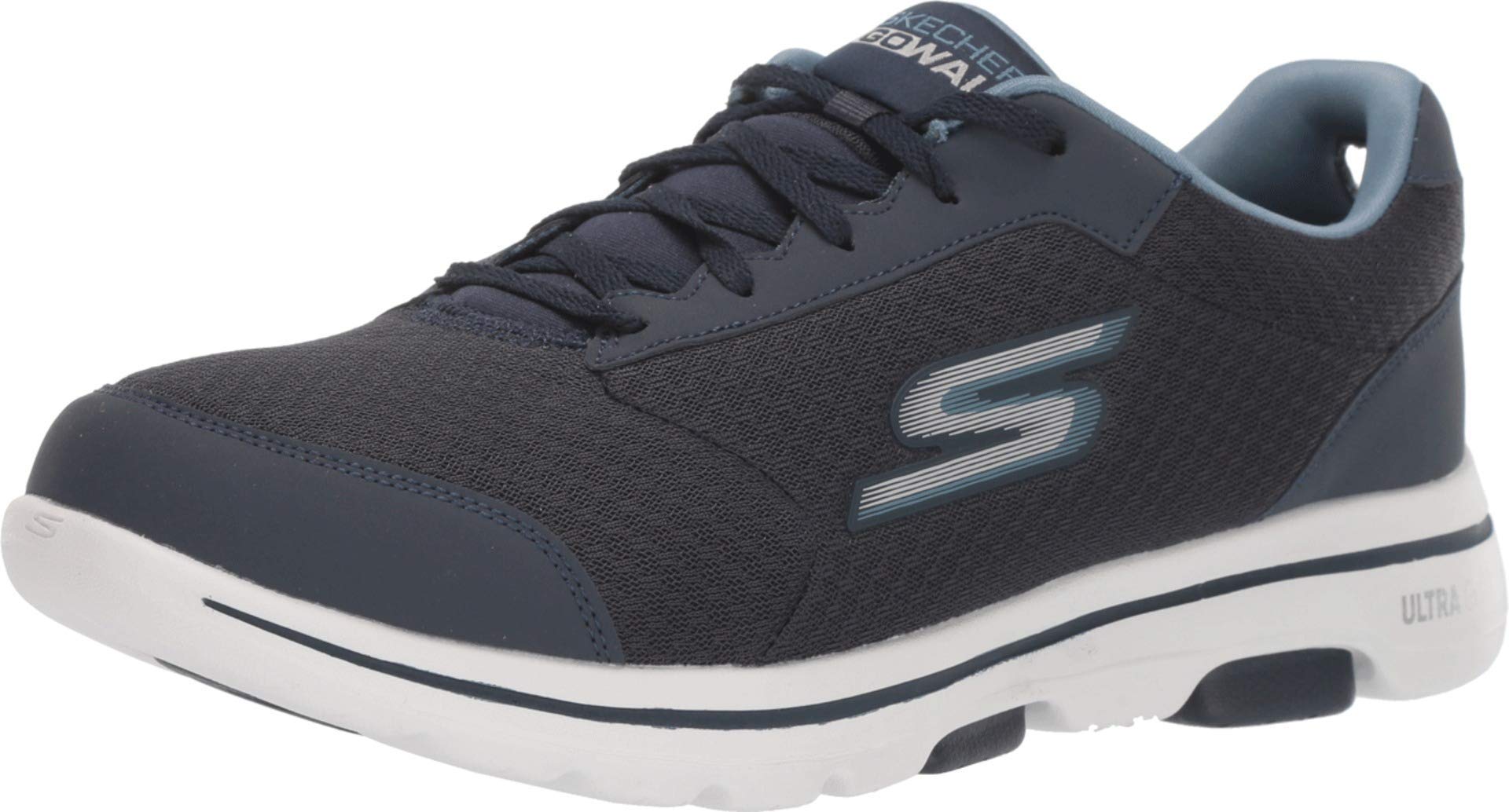 Skechers Mens Gowalk 5 Qualify - Athletic Mesh Lace Up Performance Walking Shoe