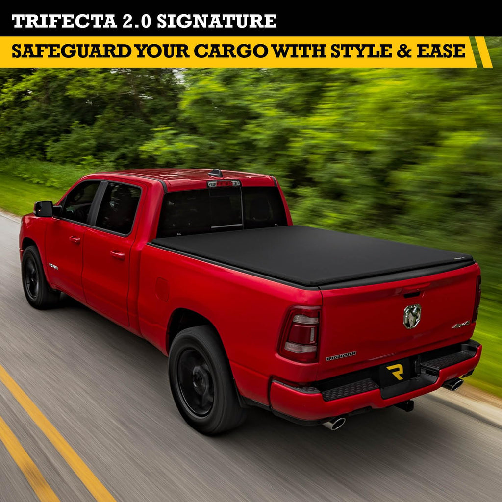 RealTruck Extang Trifecta 2.0 Soft Folding Truck Bed Tonneau Cover | 92456 | Fits 2019-2026 Chevy/GM Silverado/Sierra (w/o Factory toolboxes or MultiPro Tailgate) 5' 10" Bed (69.9")