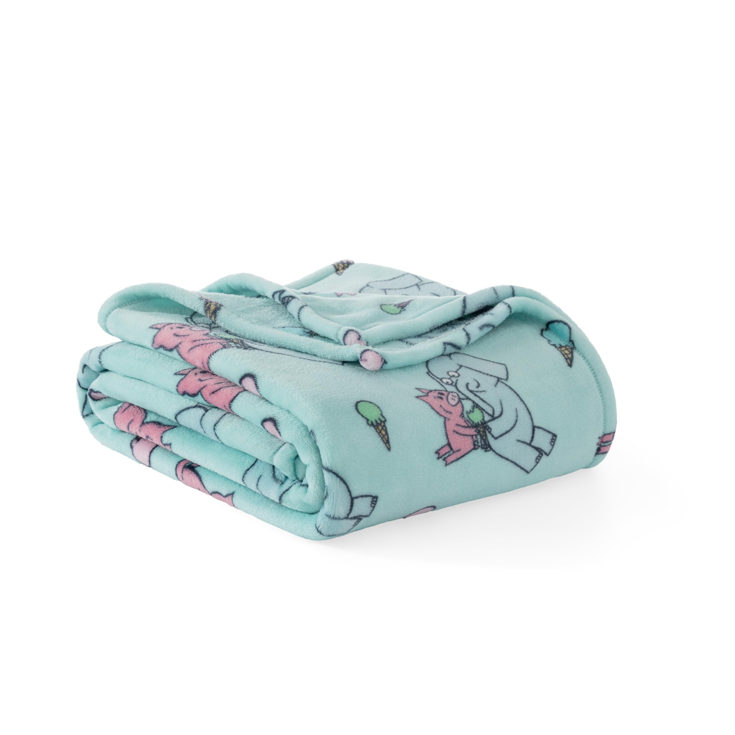 Berkshire Blanket VelvetLoft® Luxury Soft Polyester Throw Blanket, Don’t Let The Pigeon Drive The Bus, 50 x 70in(Official Mo Willems® Product)