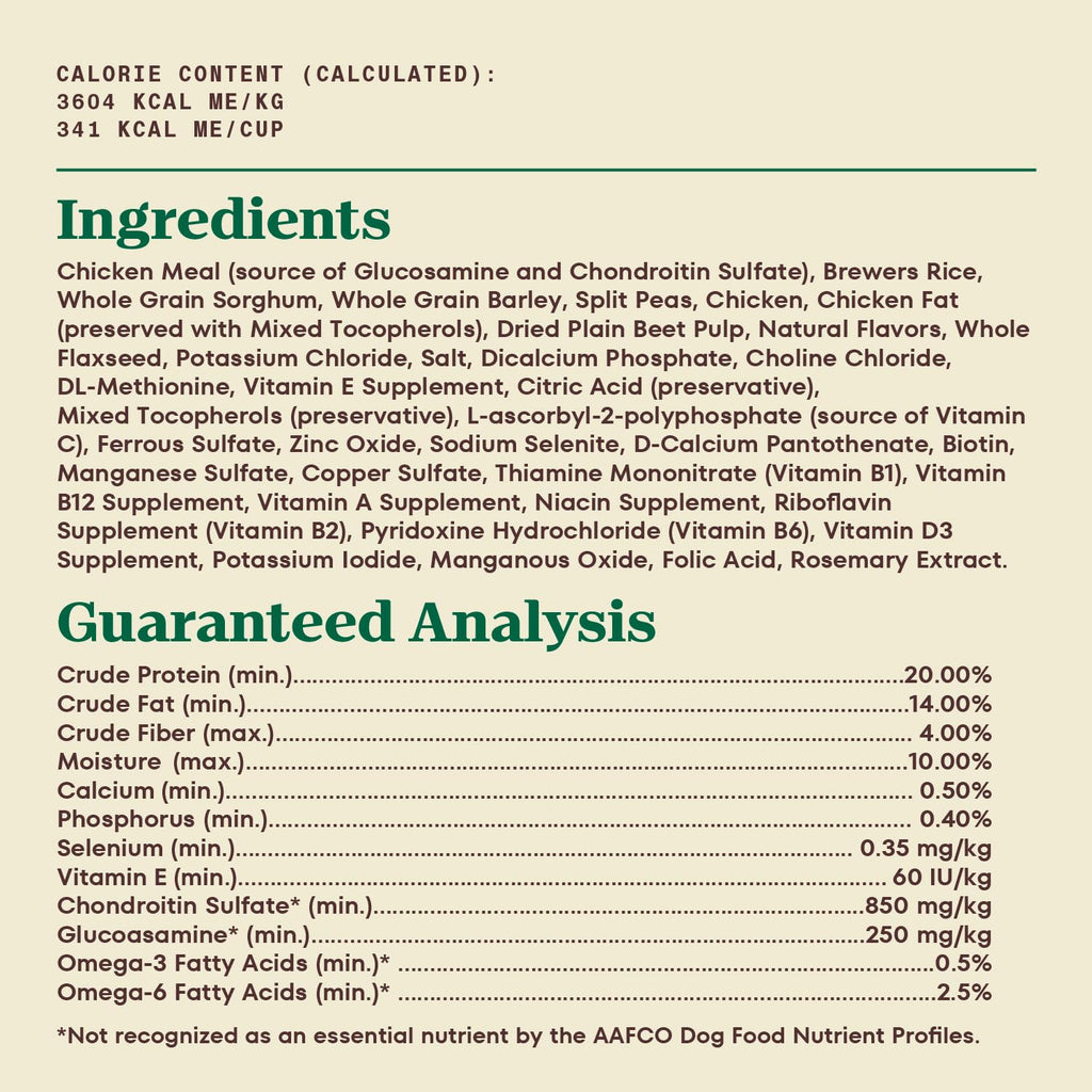 Nutro Max Dry Dog Food, Adult Dog Food Dry Recipe for Large Breeds with Farm-Raised Chicken, 25 lb. Bag