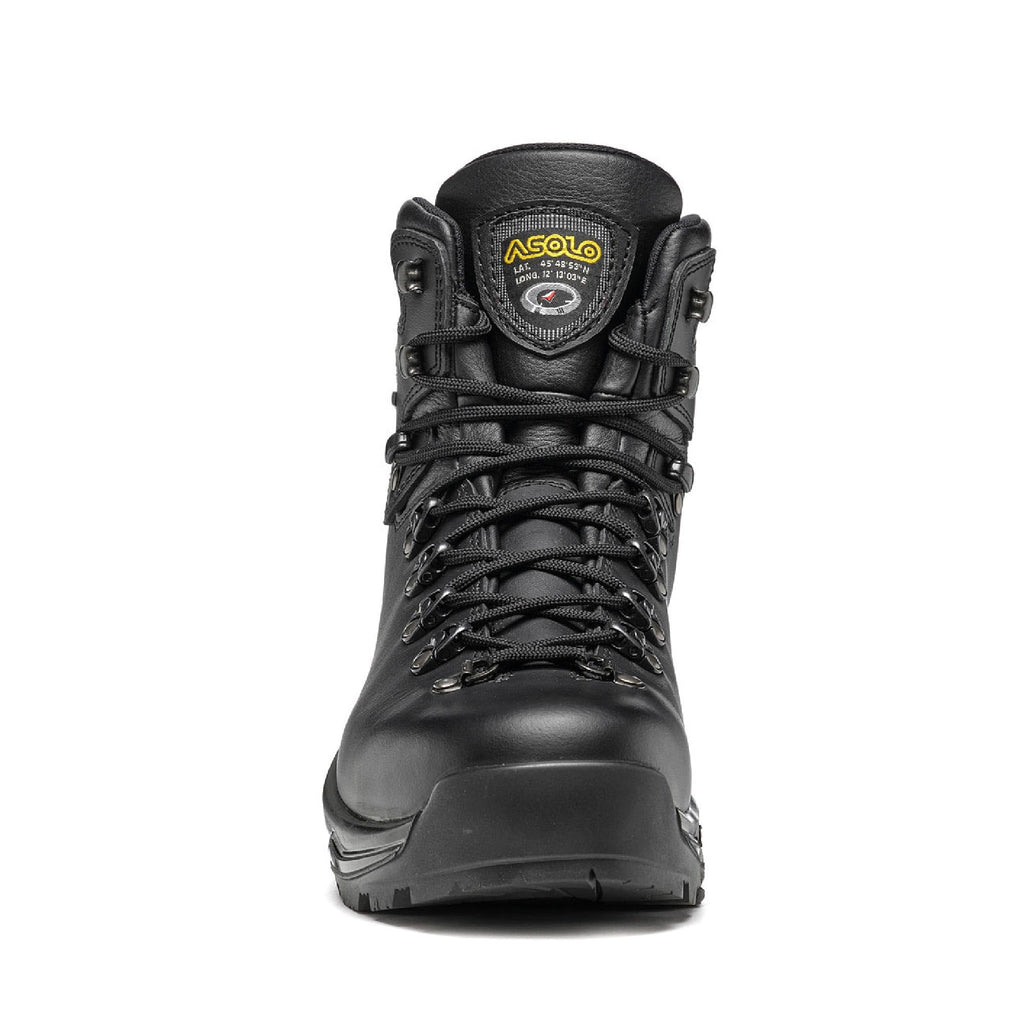 ASOLO Men's TPS 520 GV Evo Waterproof Round Toe Backpacking Boots – Full-Grain Leather Hiking Boots with Vibram Sole