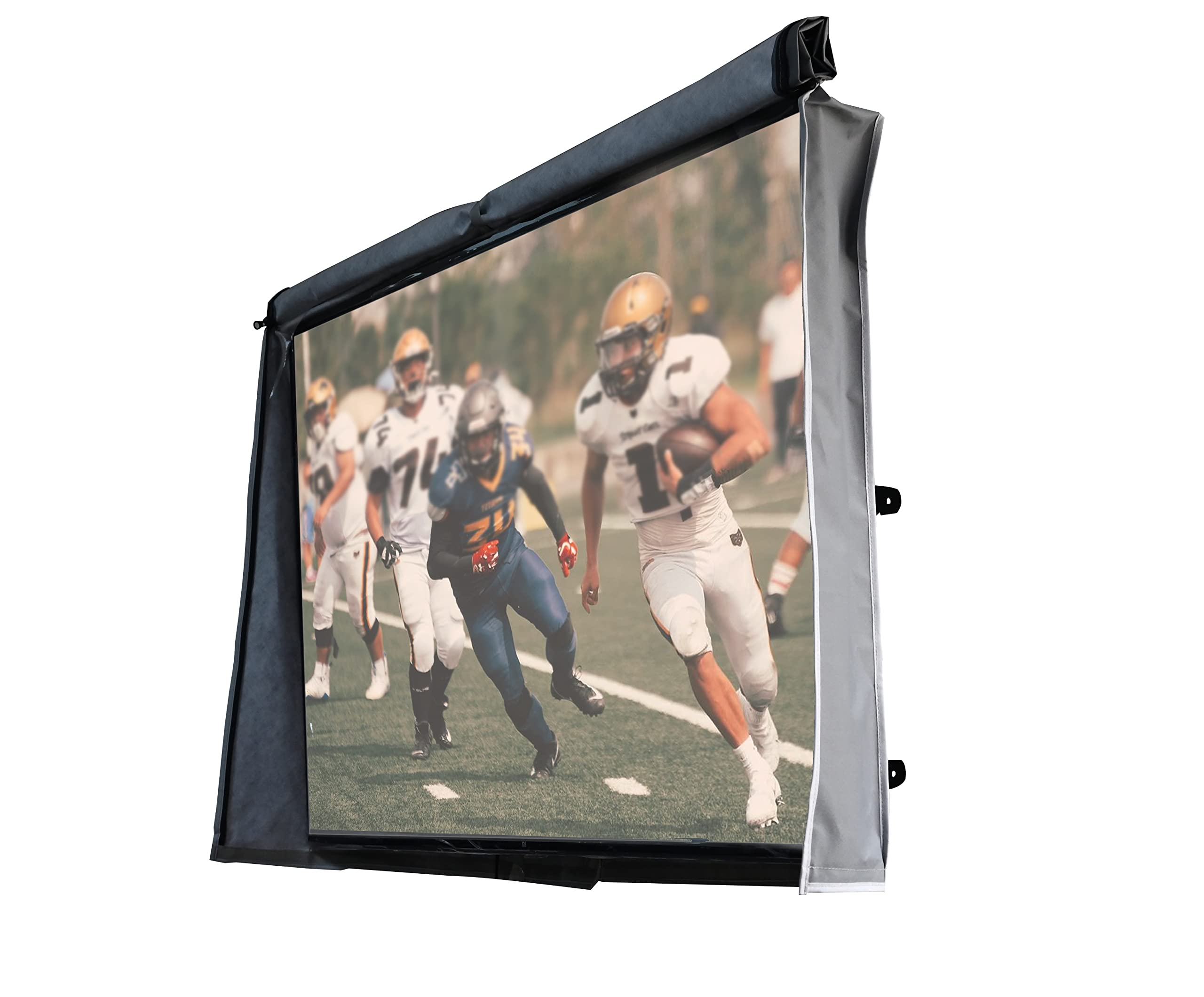 Outdoor 22”-24“-26" TV Set Cover,Scratch Resistant Liner Protect LED Screen Best-Compatible with Standard Mounts and Stands (Beige)