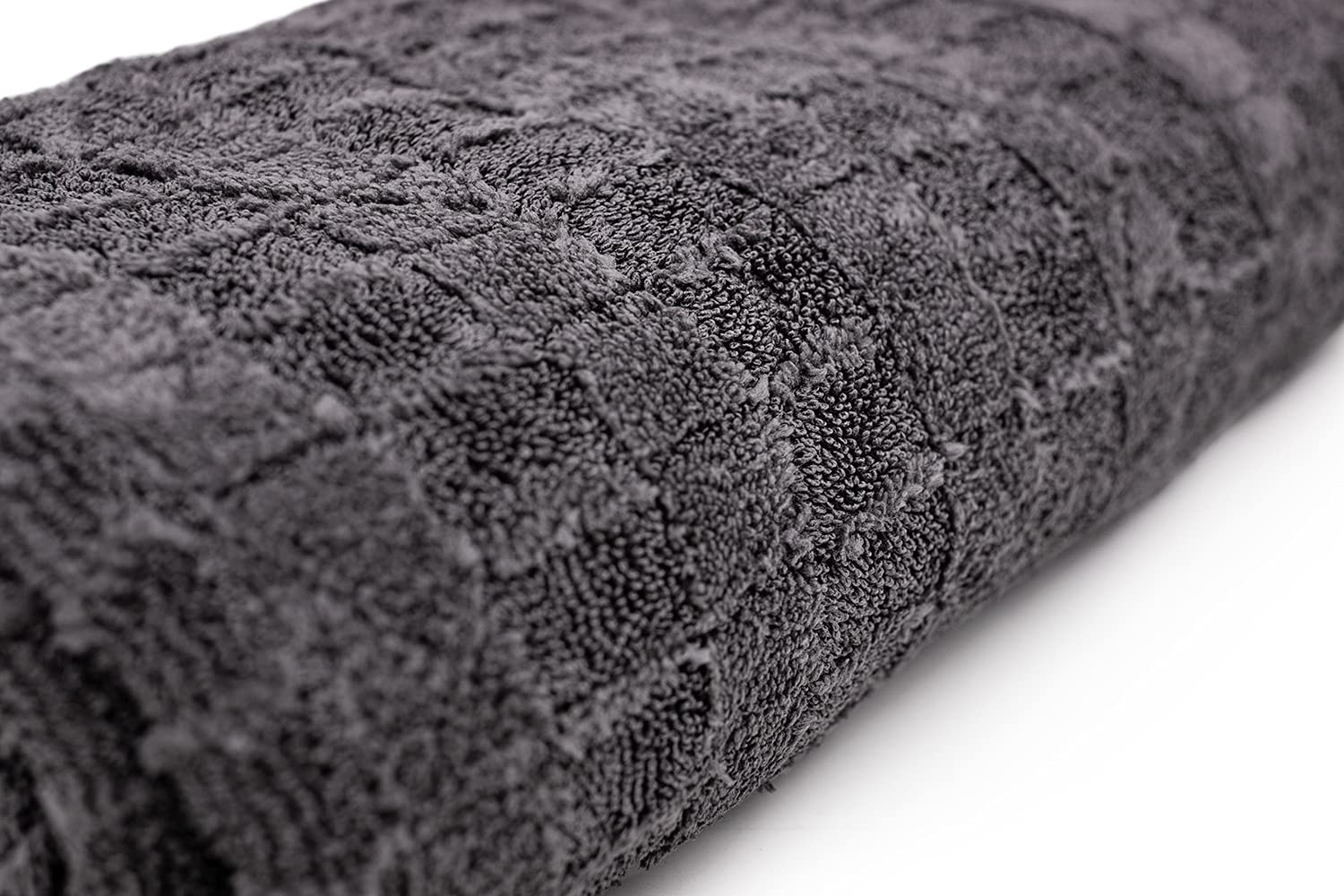 The Rag Company Gauntlet Car Drying Towel, Ultra-Absorbent 70/30 Blend Korean Microfiber, Dries Vehicles Faster Without Scratching, 900 GSM, 12x12 Inches, Ice Grey/Grey, 3-Pack