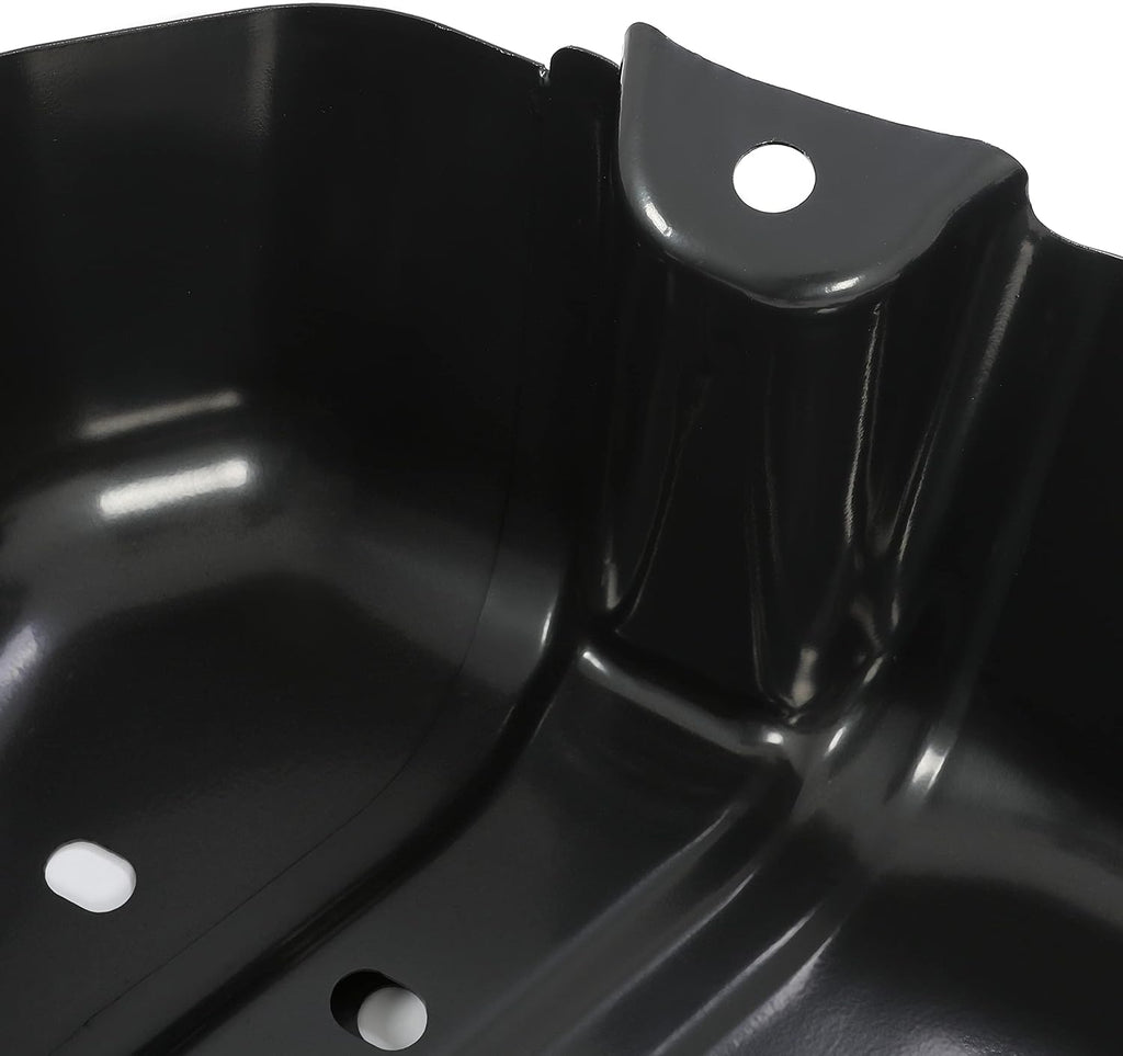 HECASA Fuel Tank Skid Plate Compatible with 2007-2018 Jeep Wrangler JK Black Replacement for 52059743AJ (NN1429)