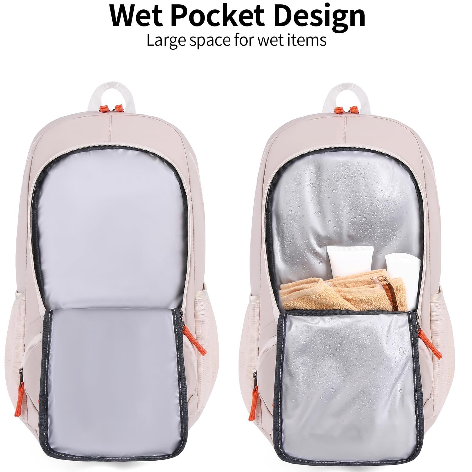FENGDONG 35L Lightweight Foldable Waterproof Packable Travel Small Hiking Backpack Daypack for men women