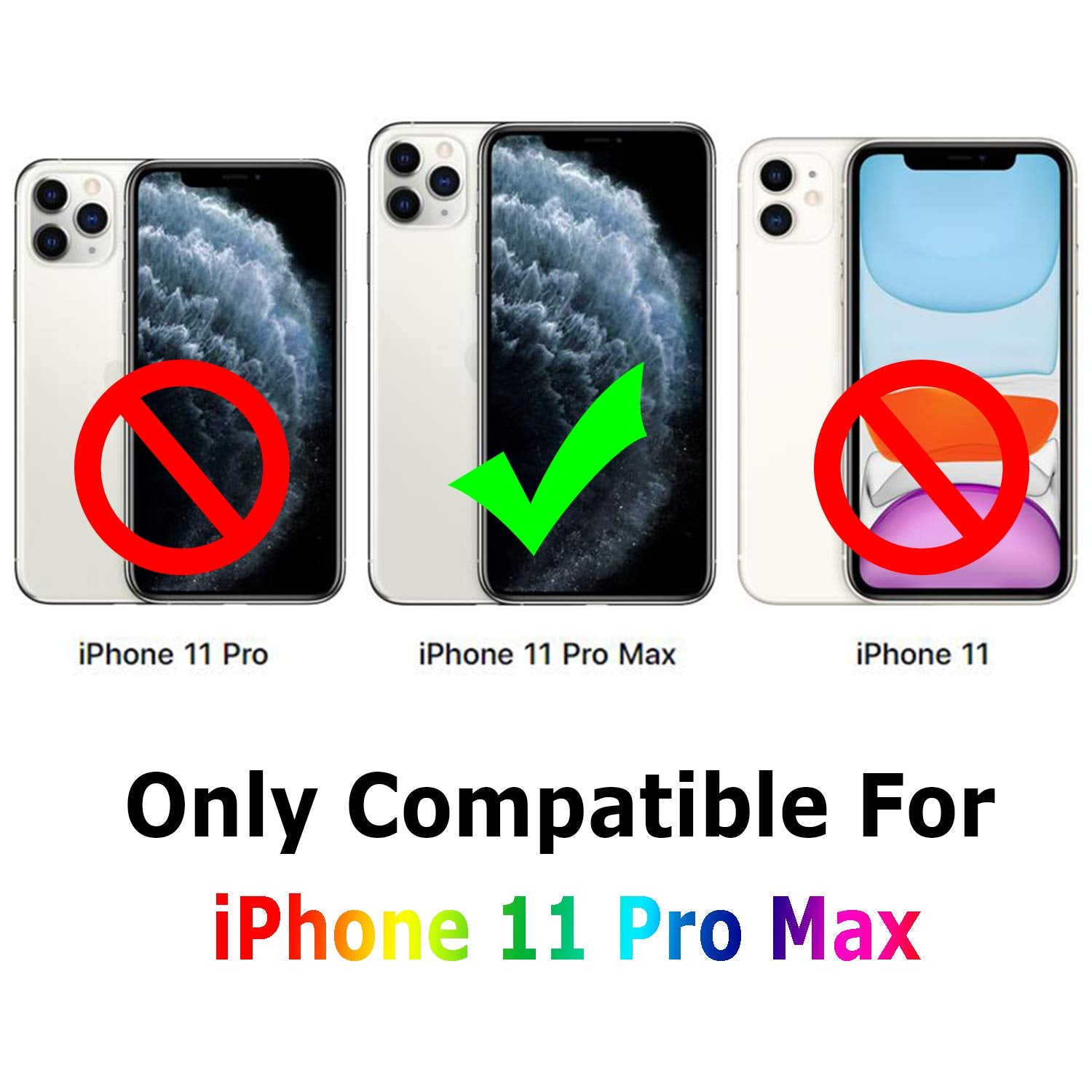 TENOC Phone Case Compatible with iPhone 11, Black Case Anti-Fingerprint Protective Bumper Matte Cover for 6.1 Inch