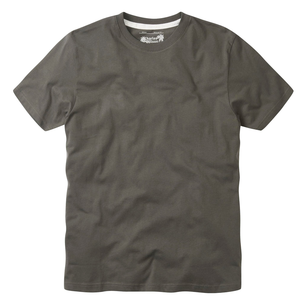 Charles Wilson Men's 5 Pack Crew Neck T-Shirt