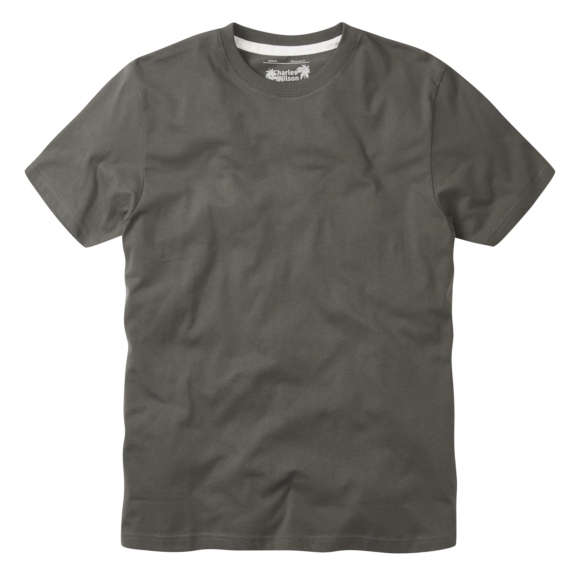 Charles Wilson Men's 5 Pack Crew Neck T-Shirt