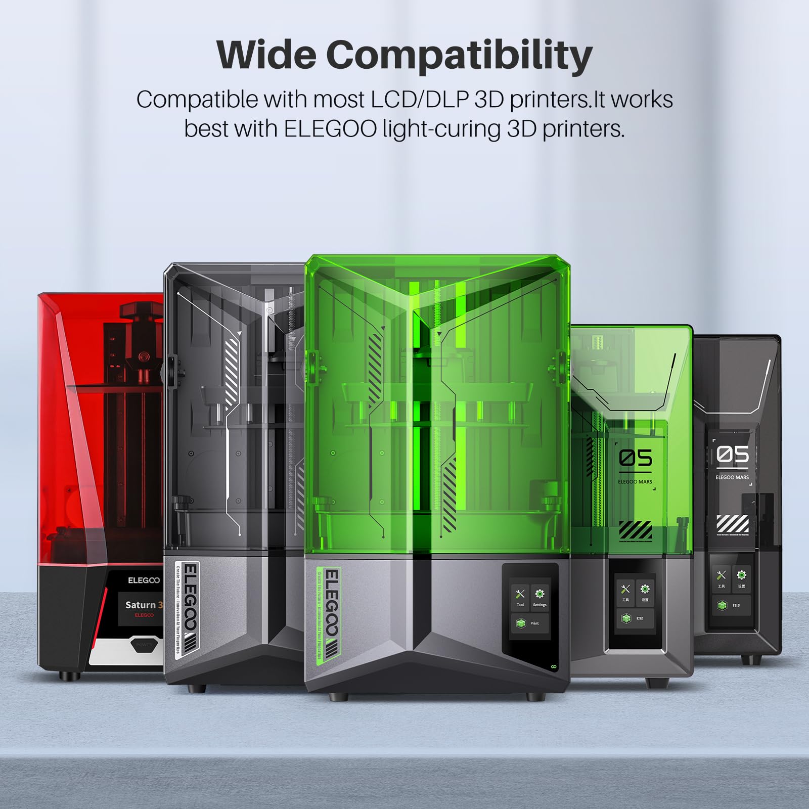 ELEGOO ABS-Like Resin 3.0 Pro, Higher Scratch-Resistance 3D Printing Photopolymer Resin, 405nm UV Resin for MSLA/DLP/LCD Printers Fast Curing High Precision Non-Brittle, Beige 1000g