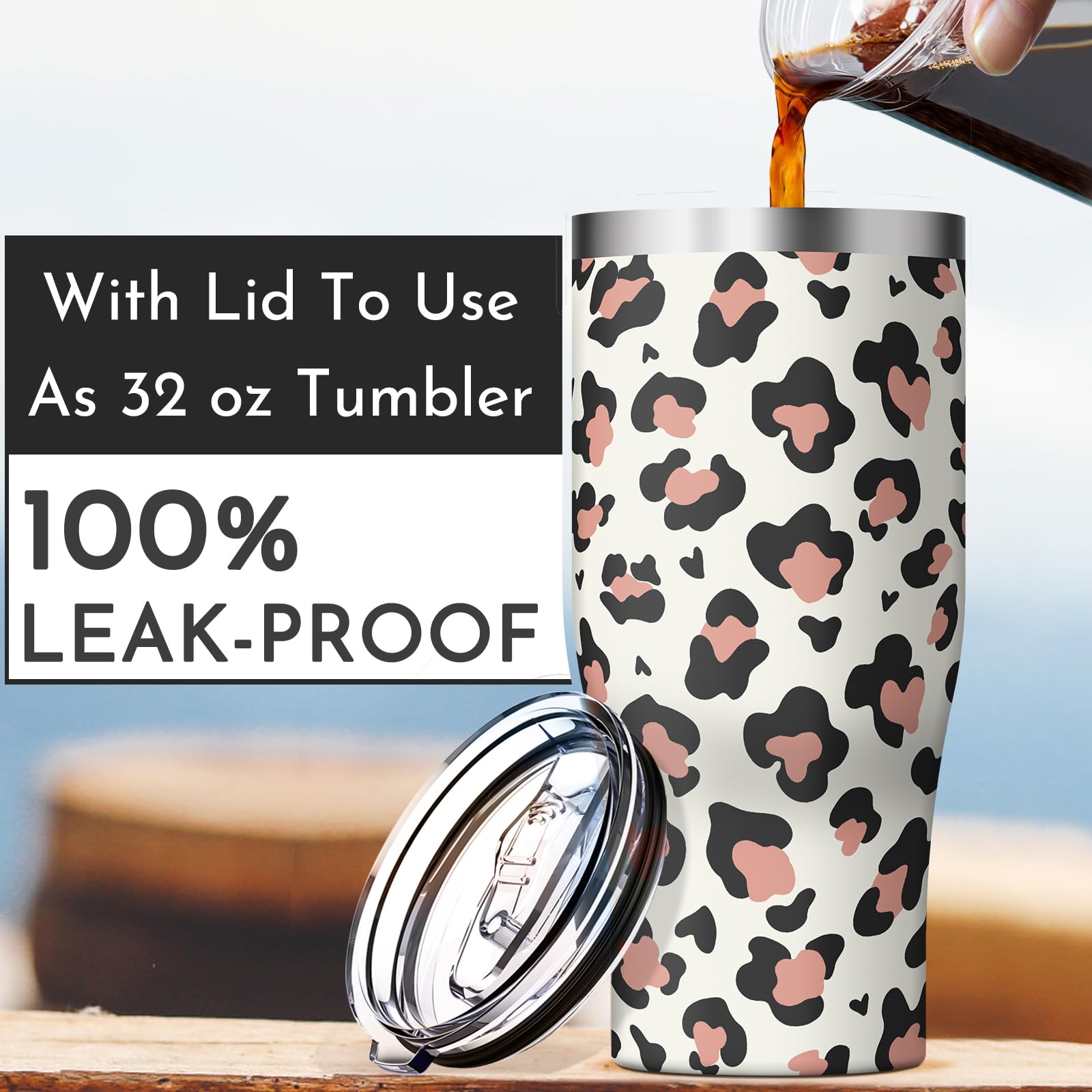 Universal Iced Coffee Sleeve - Upgraded Double Wall Reusable Stainless Steel Holder Sleeves Insulator for Cold Drinks Fits Starbucks Dunkin Donuts McDonalds Small Medium Large Cup (Aurora)