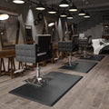 OmySalon 3' x 4' Barber Floor Mat Anti Fatigue for Stylist Standing, 1/2'' Thick Comfort Matt Square Base for Salon Styling Chair, Hair Cutting Hairdressing Beauty Equipment