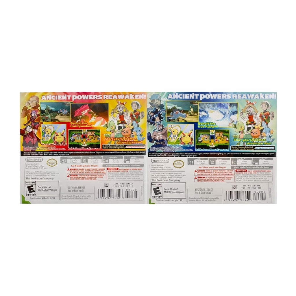 Pokemon Omega Ruby and Pokemon Alpha Sapphire Dual Pack - Nintendo 3DS Edition: DualPack Model: [video game]