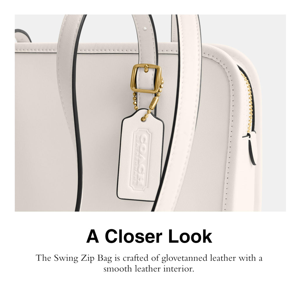 COACH Swing Zip Bag with Grommets