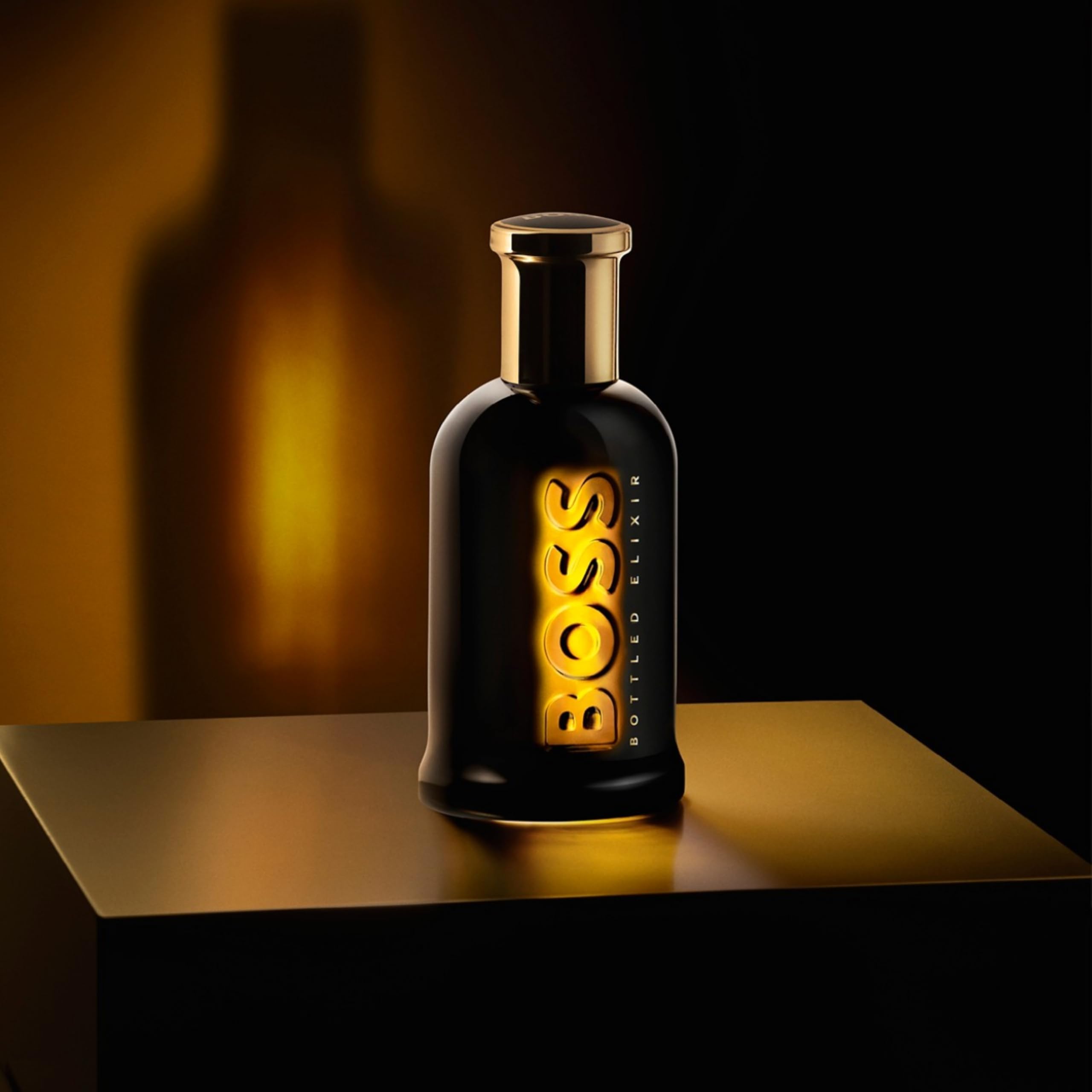 Hugo Boss Bottled Elixir Parfum – Woody Men's Cologne – With Notes of Incense, Vetiver & Cedarwood Essence – Long Lasting Fragrance
