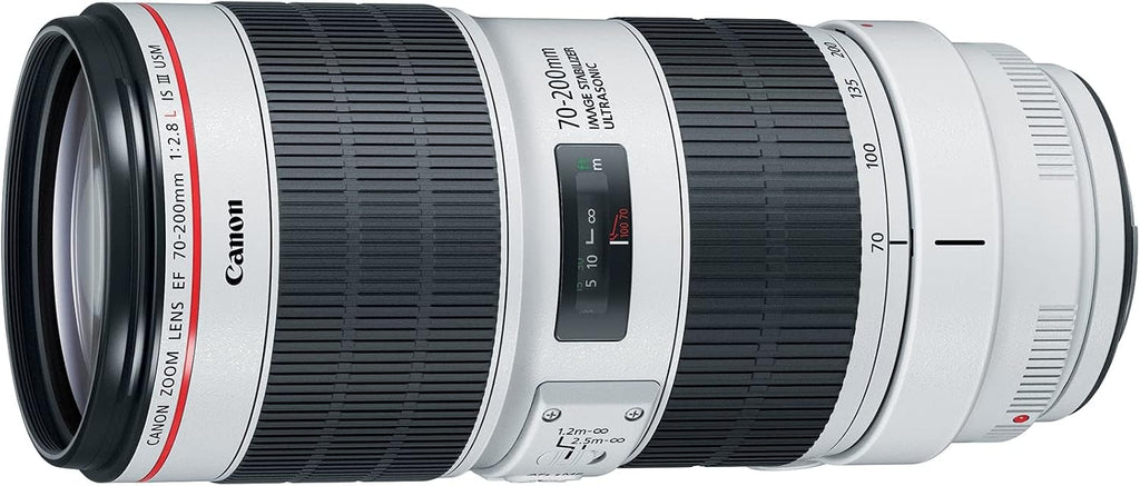 Canon EF 70-200mm f/2.8L IS III USM Telephoto Lens for Canon Digital SLR Cameras, White - 3044C002