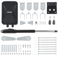 CO-Z Automatic Dual Swing Gate Opener Kit, Electric Gate Opener for Doors up to 660lb*2 18ft, Driveway Home Garden Gate System for Double Swing Gates, Dual Gate Complete Kit with Remote Control