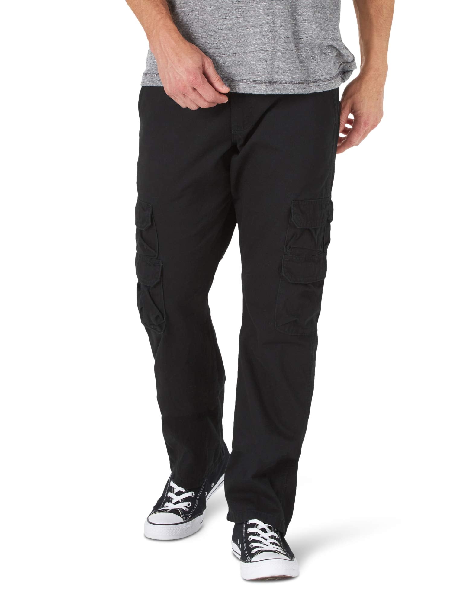 Wrangler Authentics Men's Premium Relaxed Fit Straight Leg Cargo Pant (Bennard)