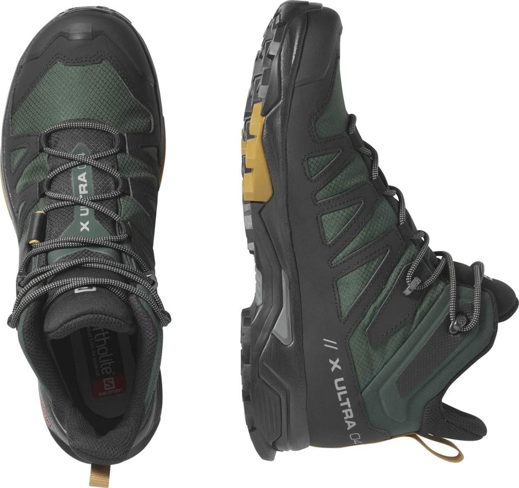 Salomon Mens Salomon Men's X Ultra 4 Mid Gore-tex Hiking Boots for Men