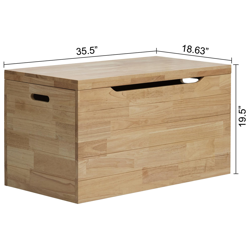 eHemco Heavy-duty Water Hyacinth Wicker Storage Trunk with Metal Frame, 30 by 17.5 by 17.5 Inches, Brown Wash