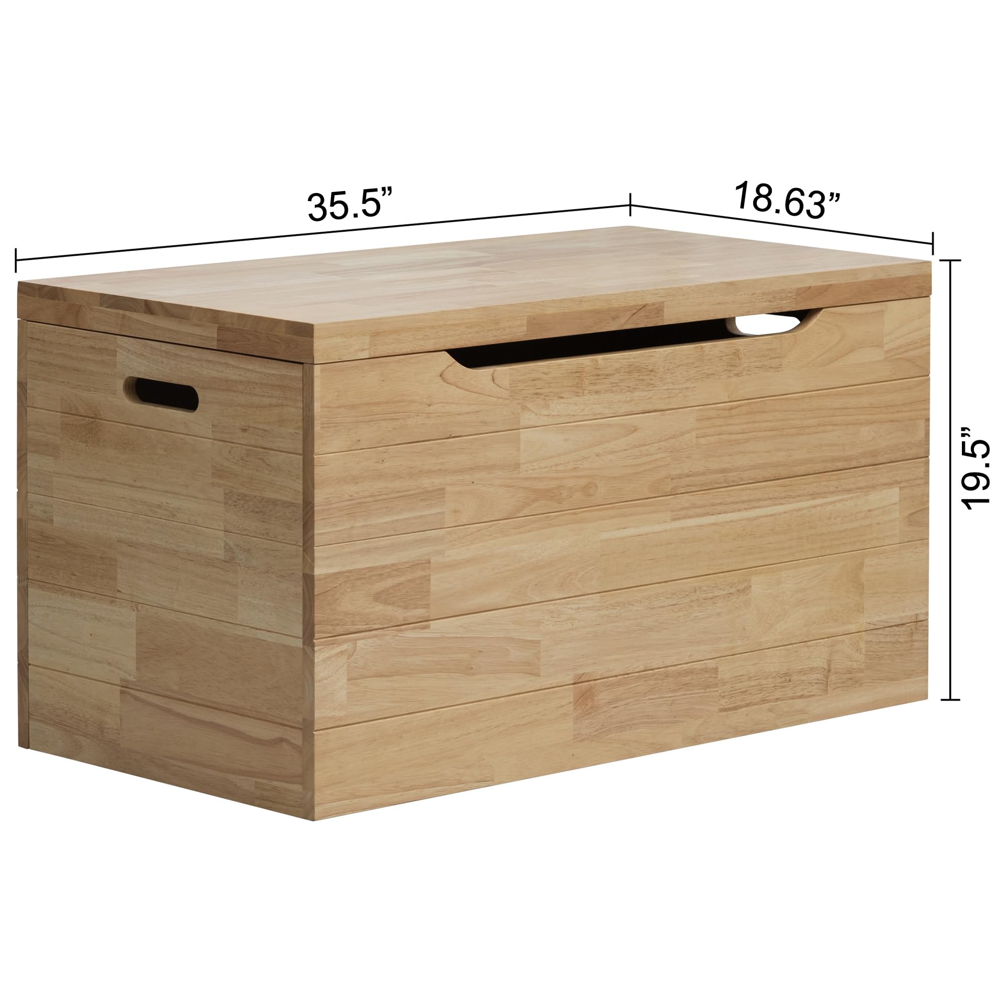 eHemco Heavy-duty Water Hyacinth Wicker Storage Trunk with Metal Frame, 30 by 17.5 by 17.5 Inches, Brown Wash