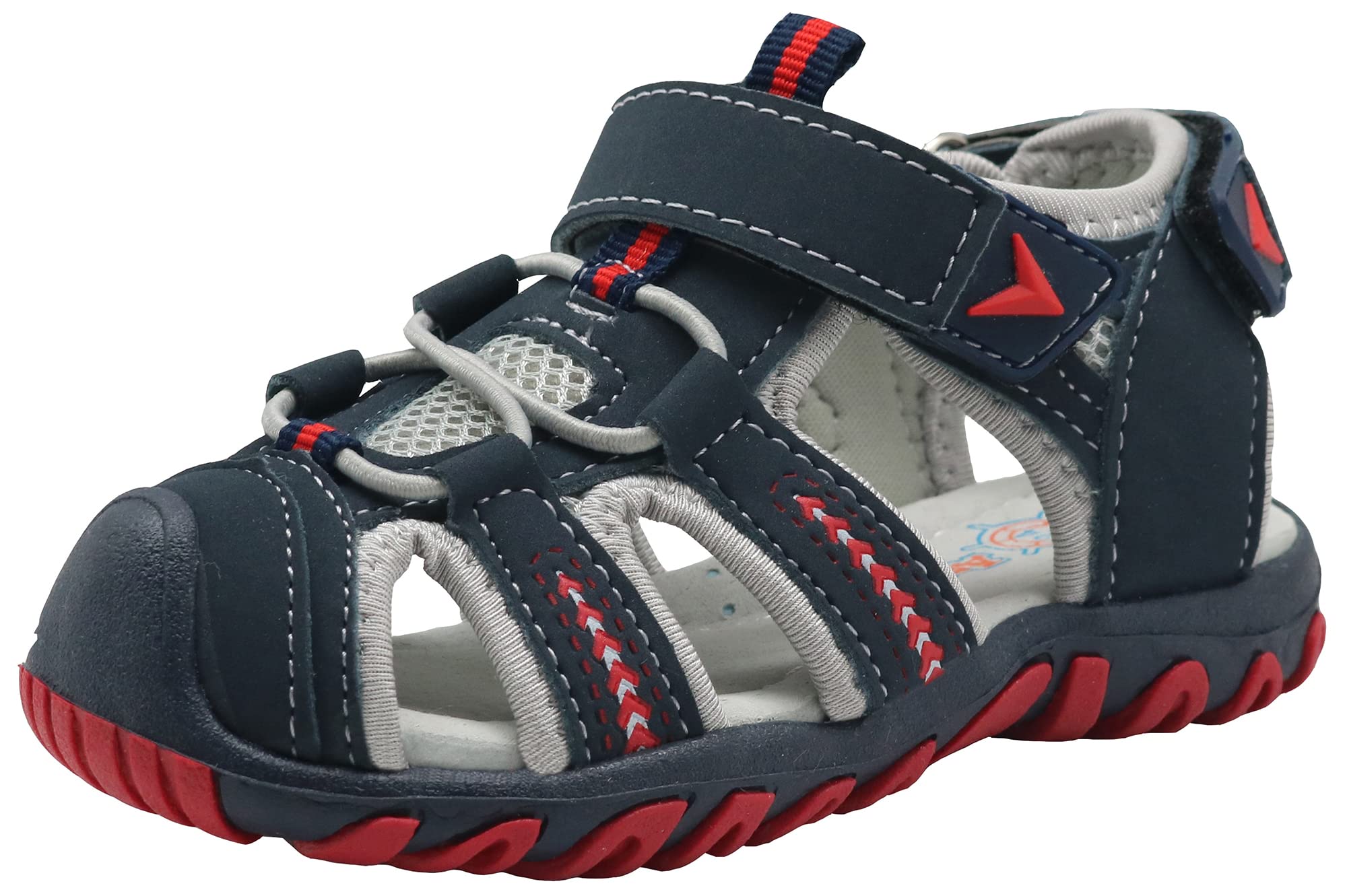 Apakowa Kid's Boy's Girl's Soft Sole Close Toe Sport Beach Sandals (Toddler/Little Kid)