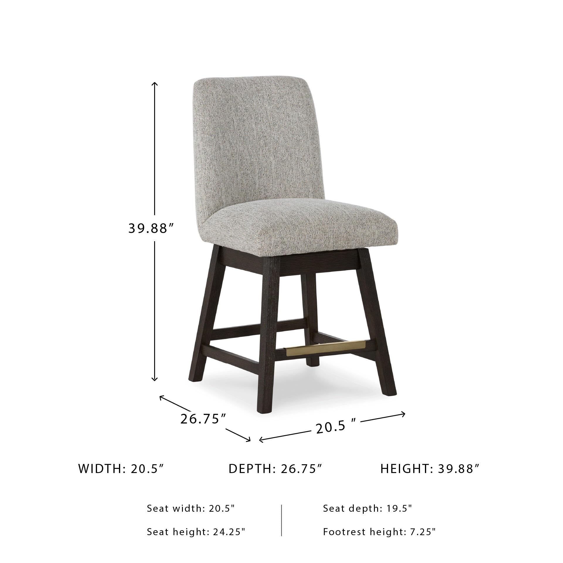 Signature Design by Ashley Chalanna Solid Wood Frame Dining Chair, Set of 2, White