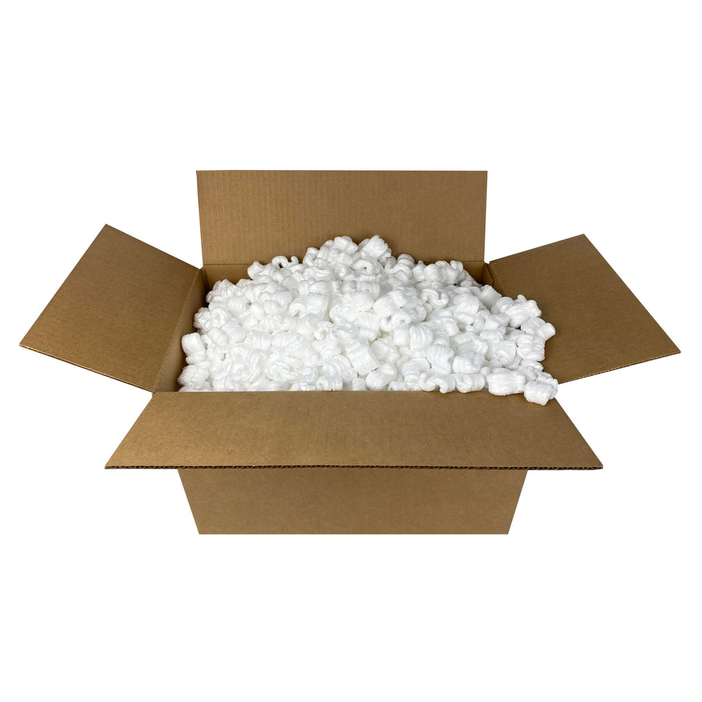 Packing Peanuts, 3.5 Cubic Feet, Beige | Bulk Loose Fill, For Shipping, Moving & Storage, Compostable & Biodegradable, Cushion For Shipping
