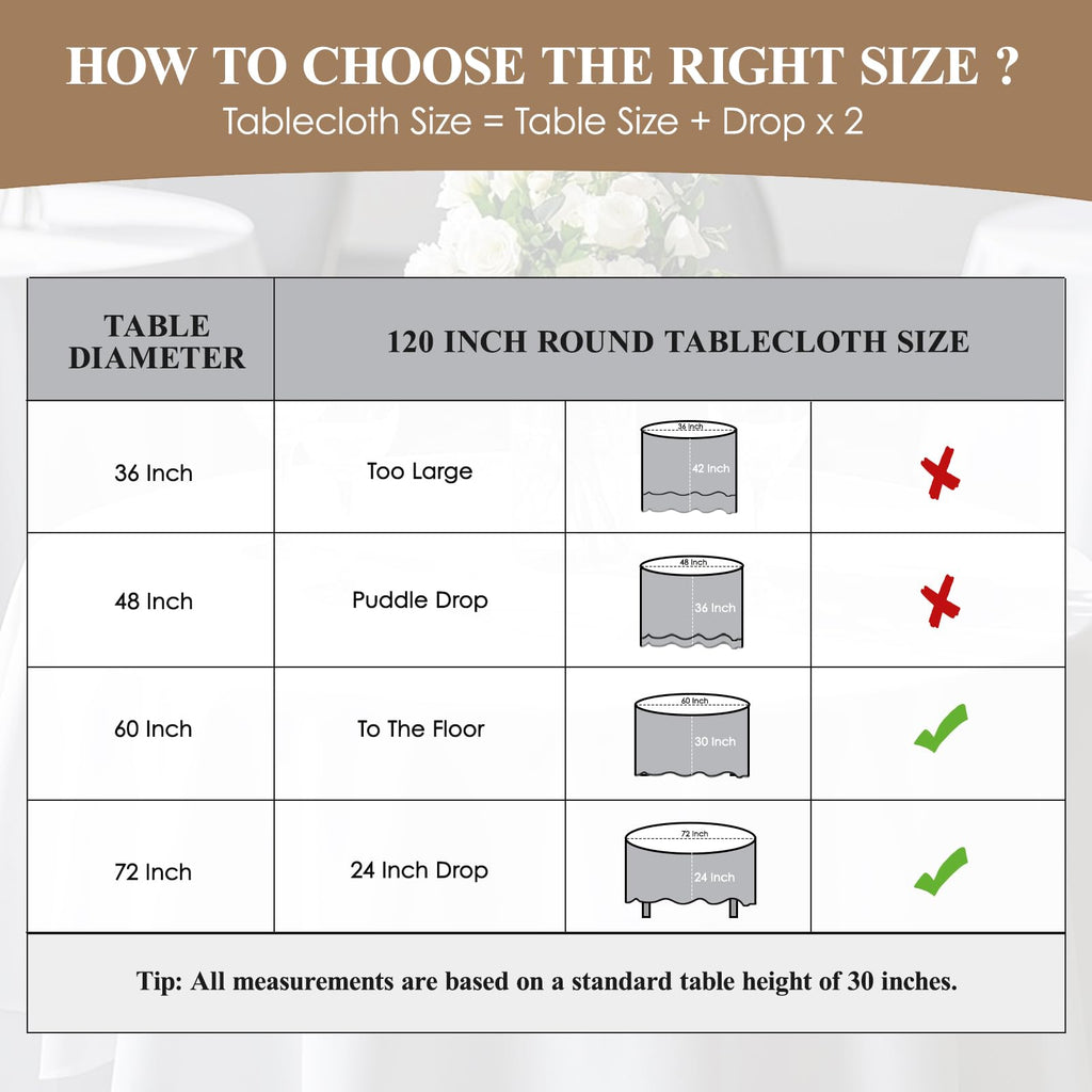 Round Tablecloth 2 Pack 90 Inch Black Tablecloths Washable Decorative Linen Polyester Table Clothes Cover for Dining Table Banquets Buffet Parties and Wedding