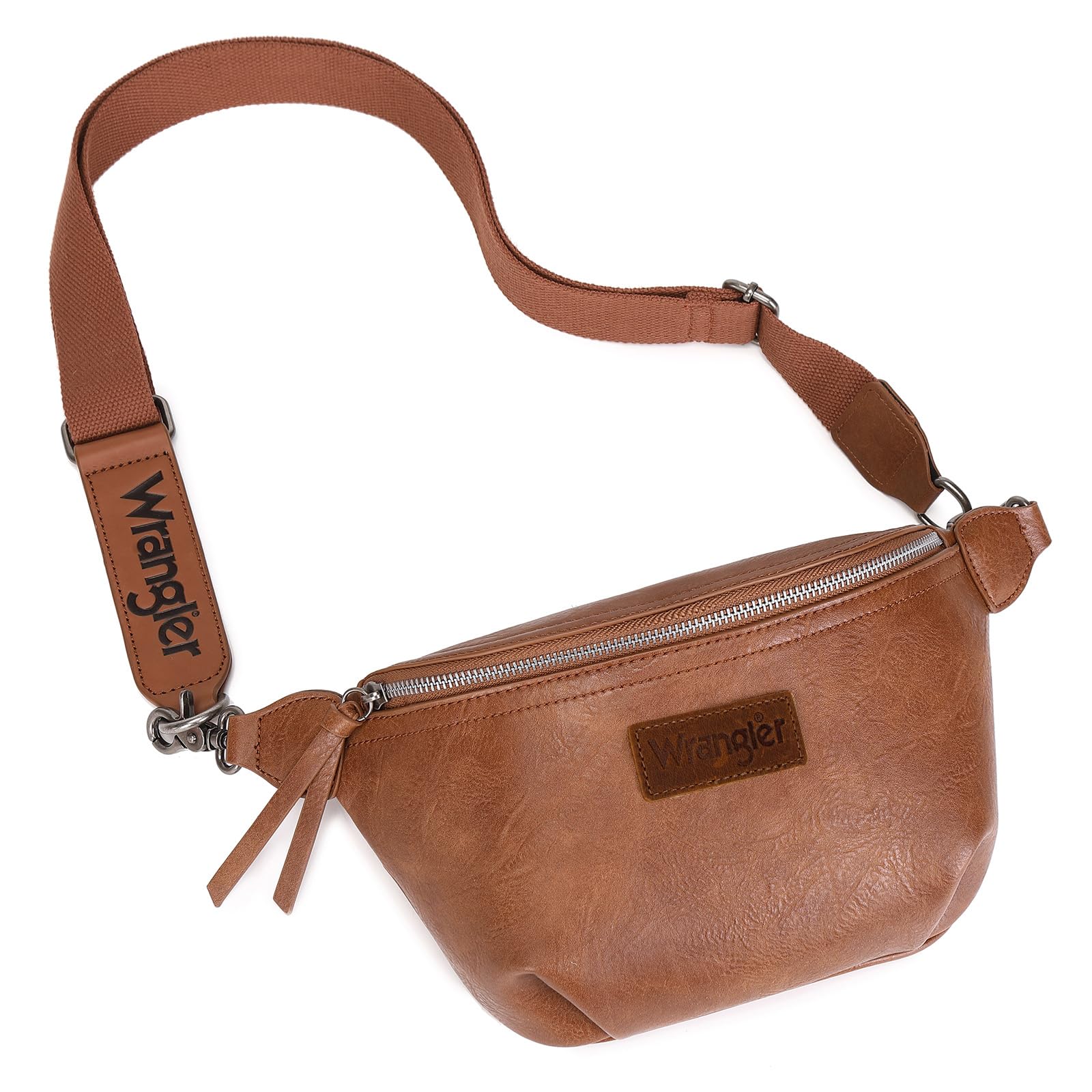 Wrangler Crossbody Bags for Women Large Fanny Packs Bum Bag Travel Belt Bags Sling Purse