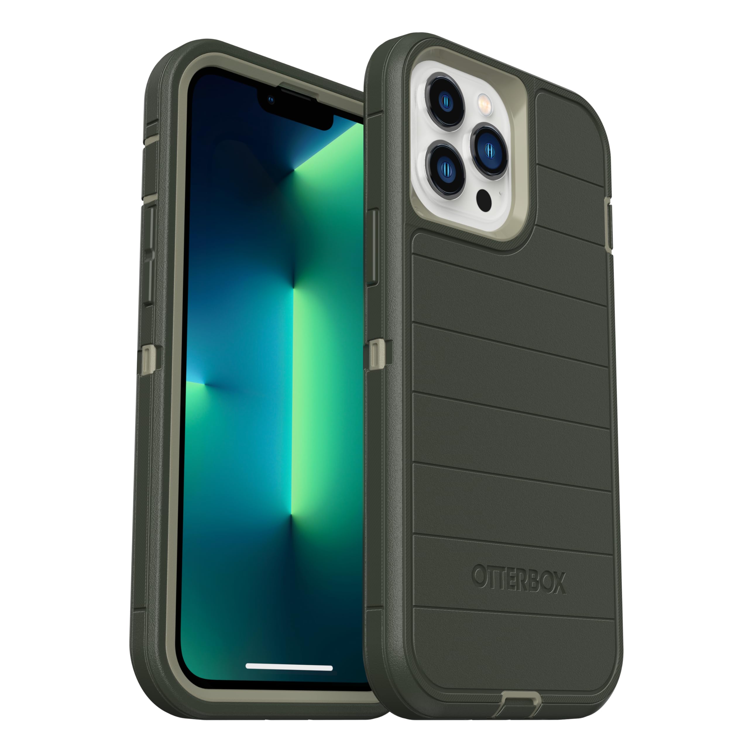 OtterBox Defender Series Screenless Edition Case for iPhone 13 Pro Max & iPhone 12 Pro Max (Only) - Case Only - Microbial Defense Protection - Non-Retail Packaging - Black