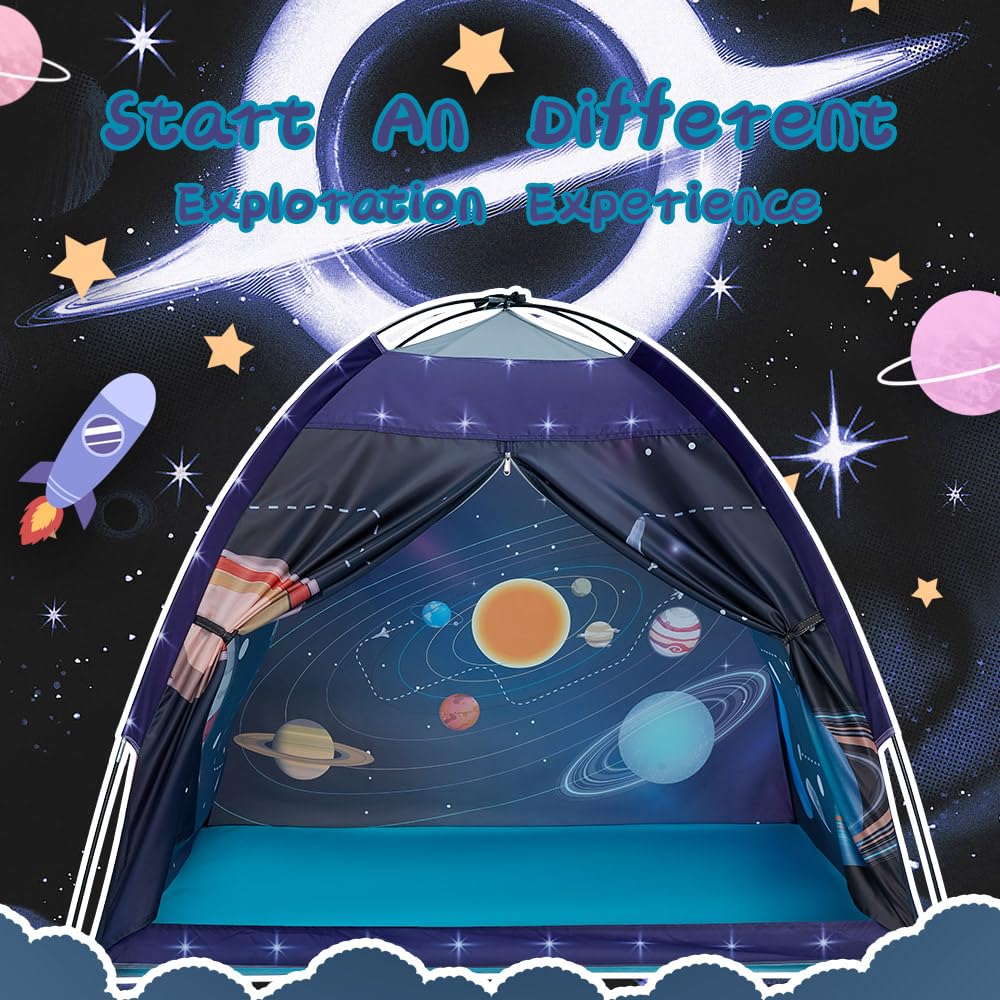 Mnagant Kids' Alpaca Tent - Fun Pop-Up Playhouse for Boys and Girls - Easy Setup, Indoor/Outdoor Adventure Tent - 47" x 47" x 43"